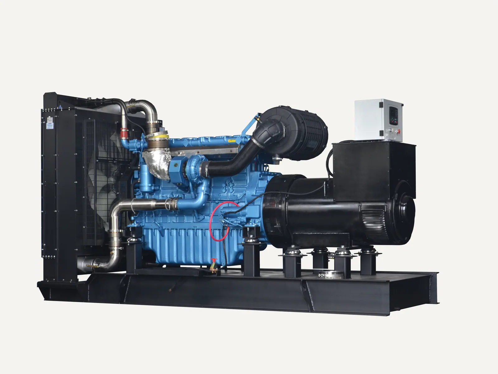 Weichai diesel generator series product at a manufacturing facility