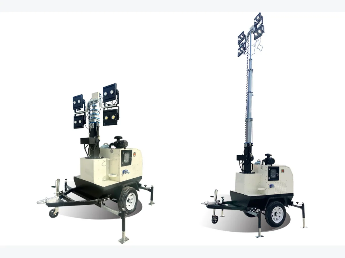 BMNVH1600 towable mobile light tower product views