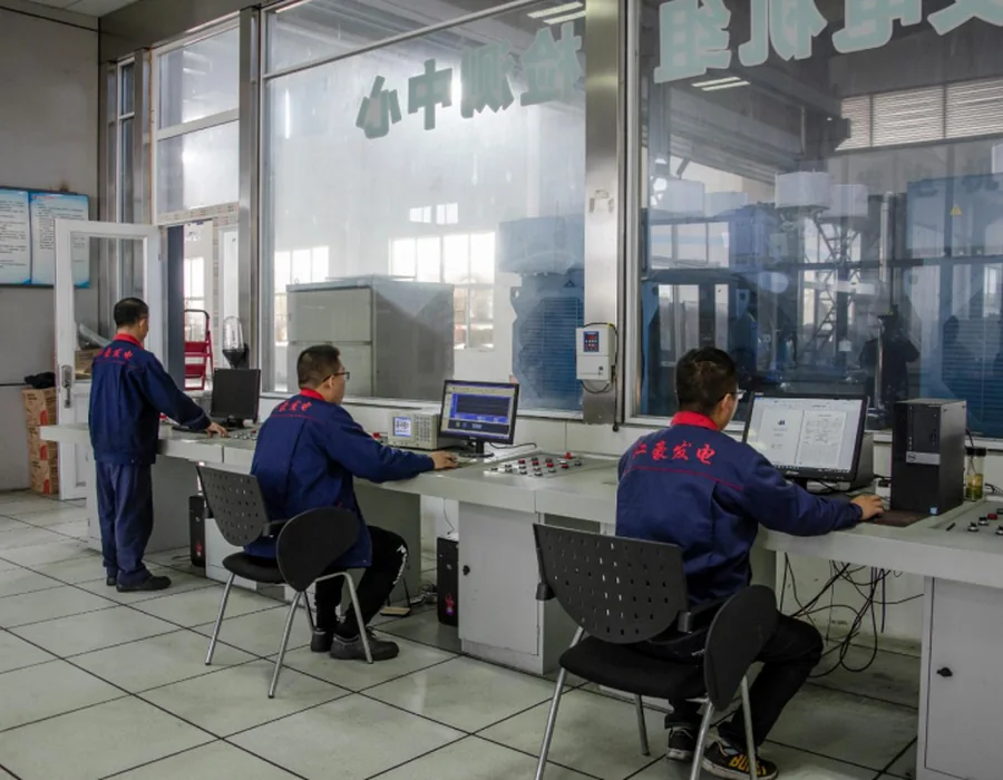 Generator quality control and inspection room