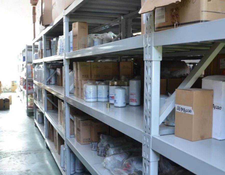 Generator spare parts warehouse inventory